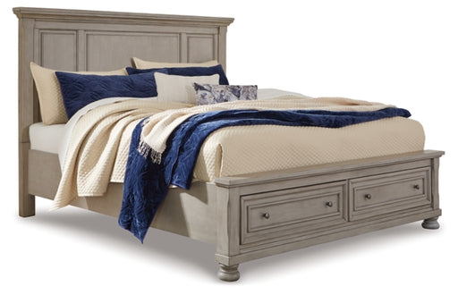 Lettner King Panel Storage Bed - Furniture Story
