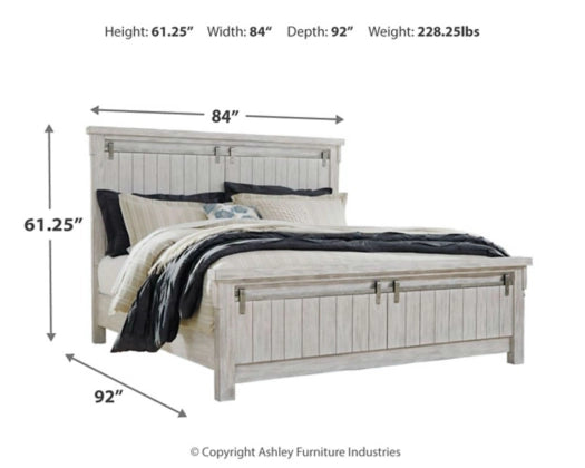 Brashland California King Panel Bed - Furniture Story