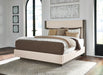 Anibecca QUEEN Upholstered Panel Bed - Furniture Story