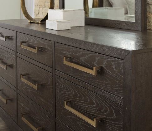 Burkhaus Dresser and Mirror - Furniture Story