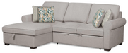 Tristan Sectional Duvernay Stucco - Furniture Story