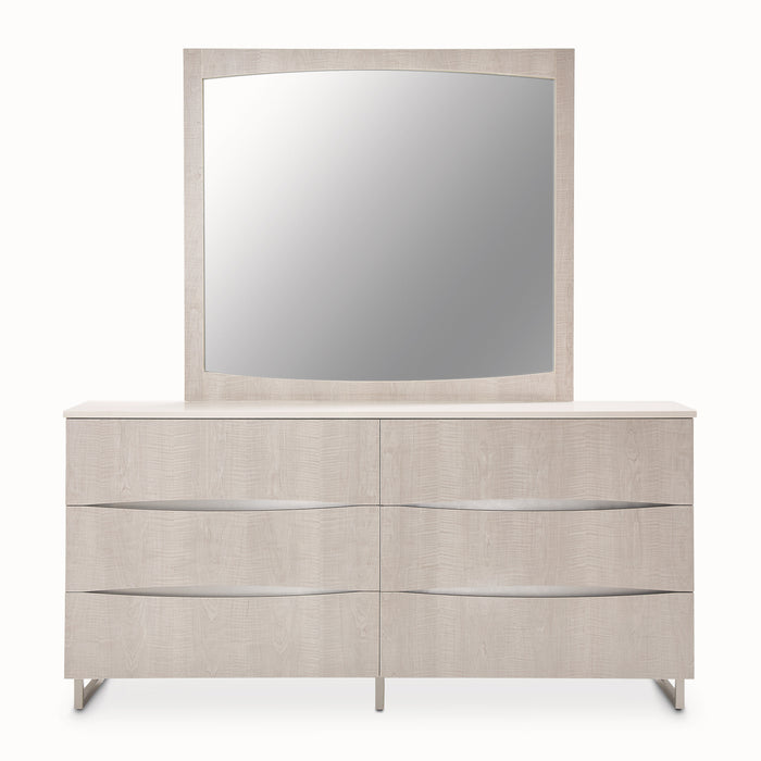 Marin Storage Console- Dresser & Mirror - Furniture Story