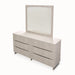 Marin Storage Console- Dresser & Mirror - Furniture Story