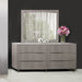 Marin Storage Console- Dresser & Mirror - Furniture Story