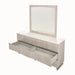 Marin Storage Console- Dresser & Mirror - Furniture Story