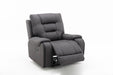 PORTO -CHAIR RECLINER - FONDA JET BLACK - Furniture Story