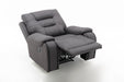 PORTO -CHAIR RECLINER - FONDA JET BLACK - Furniture Story