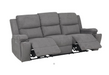 Dali 3 piece set - Sofa Recliner + Loveseat Recliner + Single Recliner - Furniture Story