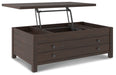 Camiburg Coffee Table with Lift Top - Furniture Story