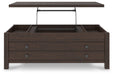 Camiburg Coffee Table with Lift Top - Furniture Story