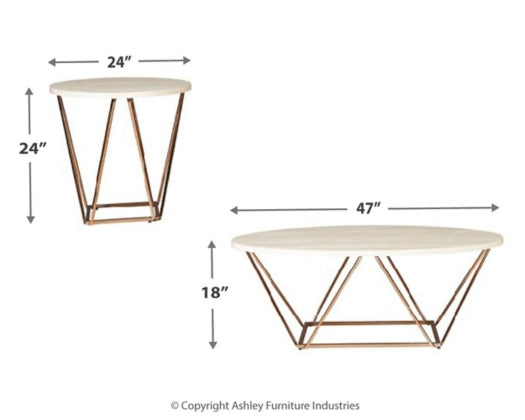 Tarica Table (Set of 3) - Furniture Story