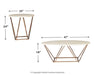 Tarica Table (Set of 3) - Furniture Story