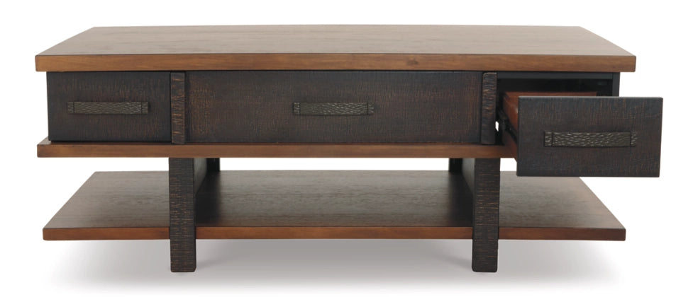 Stanah Coffee Table with Lift Top - Furniture Story