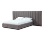 Monty Upholstered Wall Queen Bed in Stormy Night - Furniture Story