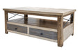 Andaluz 4 Drawers Cocktail Table - Furniture Story