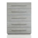 Destination Five Drawer Chest in Cotton Grey - Furniture Story