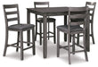 Bridson Counter Height Dining Table and Bar Stools (Set of 5) - Furniture Story