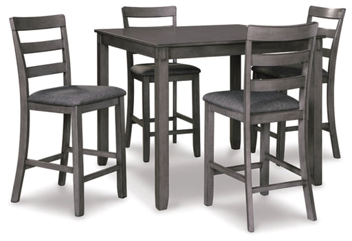 Bridson Counter Height Dining Table and Bar Stools (Set of 5) - Furniture Story