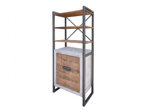 Mita 2 Drawers & 3 Shelves, Bookcase - Furniture Story