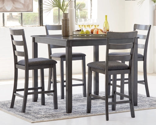 Bridson Counter Height Dining Table and Bar Stools (Set of 5) - Furniture Story