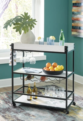 Bayflynn Bar Cart - Furniture Story