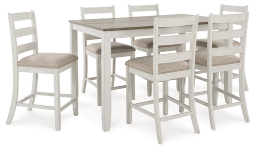 Skempton Counter Height Dining Table and Bar Stools (Set of 7) - Furniture Story