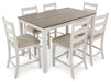 Skempton Counter Height Dining Table and Bar Stools (Set of 7) - Furniture Story