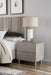 Argento Nightstand in Misty Grey - Furniture Story