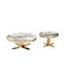 Lavelle -Gold - (2pcs set) - Furniture Story