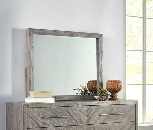 Alexandra Solid Wood Six Drawer Dresser in Rustic Latte - Furniture Story