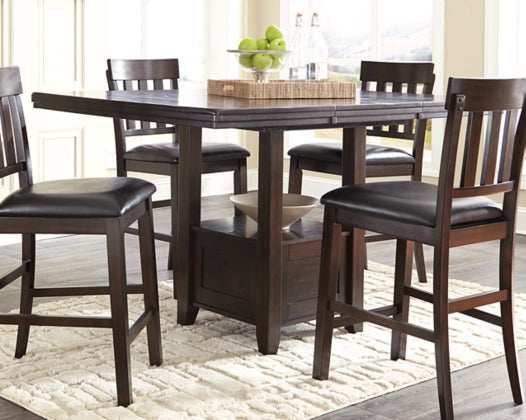 Haddigan Counter Height Dining Extension Table - Furniture Story