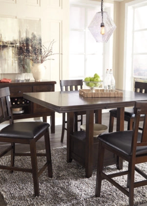 Haddigan Counter Height Dining Extension Table - Furniture Story