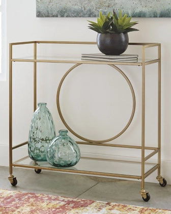 Jackford Bar Cart - Furniture Story