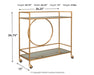 Jackford Bar Cart - Furniture Story