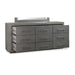 Melbourne Nine Drawer Dresser in Mineral - Furniture Story