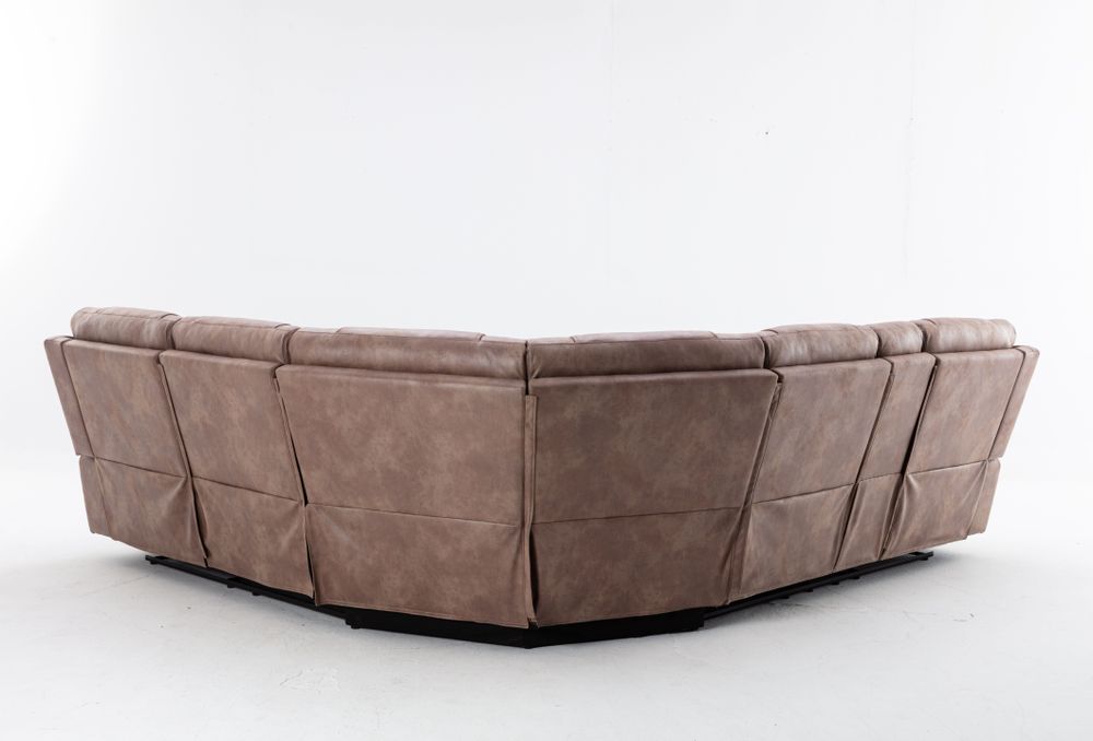 CAPO - SECTIONAL – TAN - Furniture Story