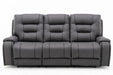 PORTO - SOFA RECLINER - FONDA JET BLACK - Furniture Story