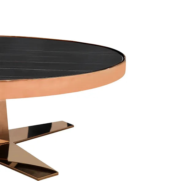 LAVELLA COFFEE TABLE (ROSE-GOLD) - Furniture Story