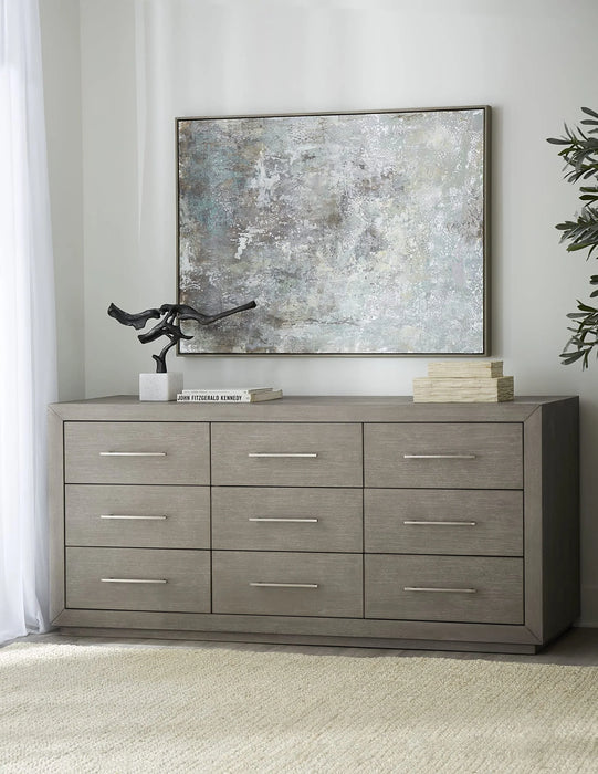 Melbourne Nine Drawer Dresser in Mineral - Furniture Story