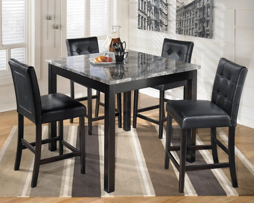 Maysville Counter Height Dining Table and Bar Stools (Set of 5) - Furniture Story