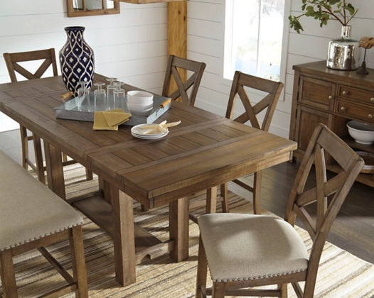 Moriville Counter Height Dining Extension Table - Furniture Story