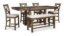 Moriville Counter Height Dining Extension Table - Furniture Story