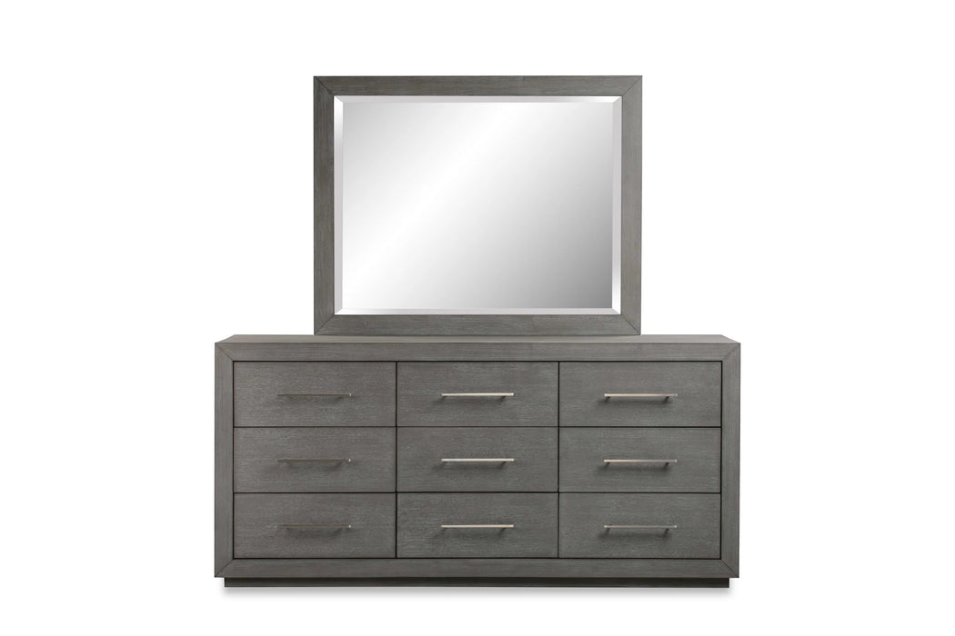 Melbourne Nine Drawer Dresser in Mineral - Furniture Story