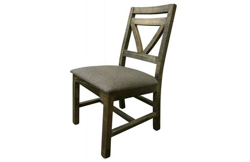 Loft Brown Collection Chair without fabric seat - Furniture Story