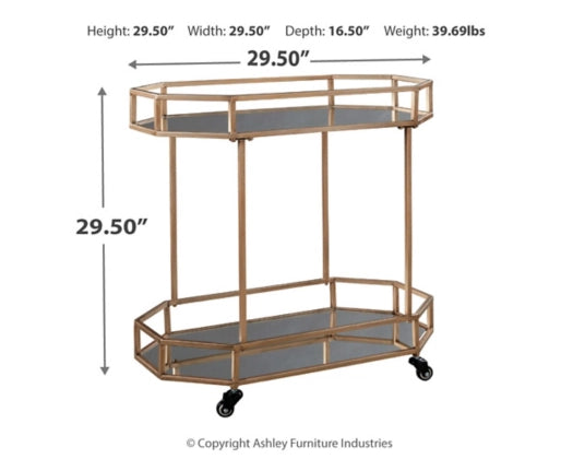 Daymont Bar Cart - Furniture Story