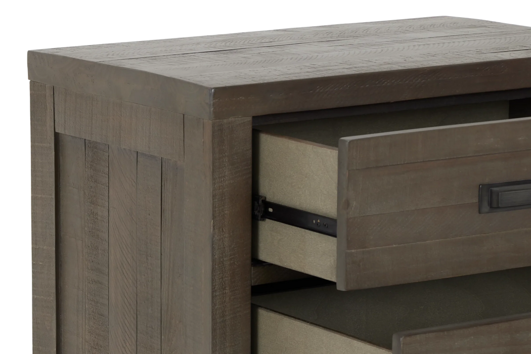 Taryn Nightstand in Rustic Grey - Furniture Story