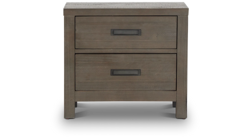 Taryn Nightstand in Rustic Grey - Furniture Story