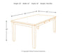 Ralene Dining Extension Table - Furniture Story