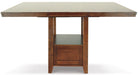 Ralene Counter Height Dining Extension Table - Furniture Story