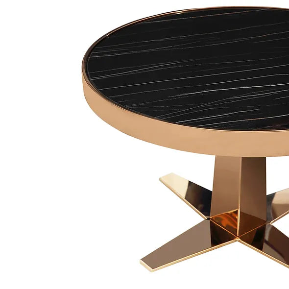 LAVELLA COFFEE TABLE (ROSE-GOLD) - Furniture Story